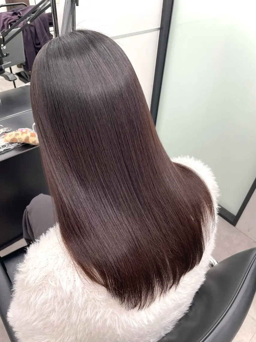 セミロング カット トリートメント 💗大人艶×髪質改善 カラー💗AYAKIのヘアスタイル