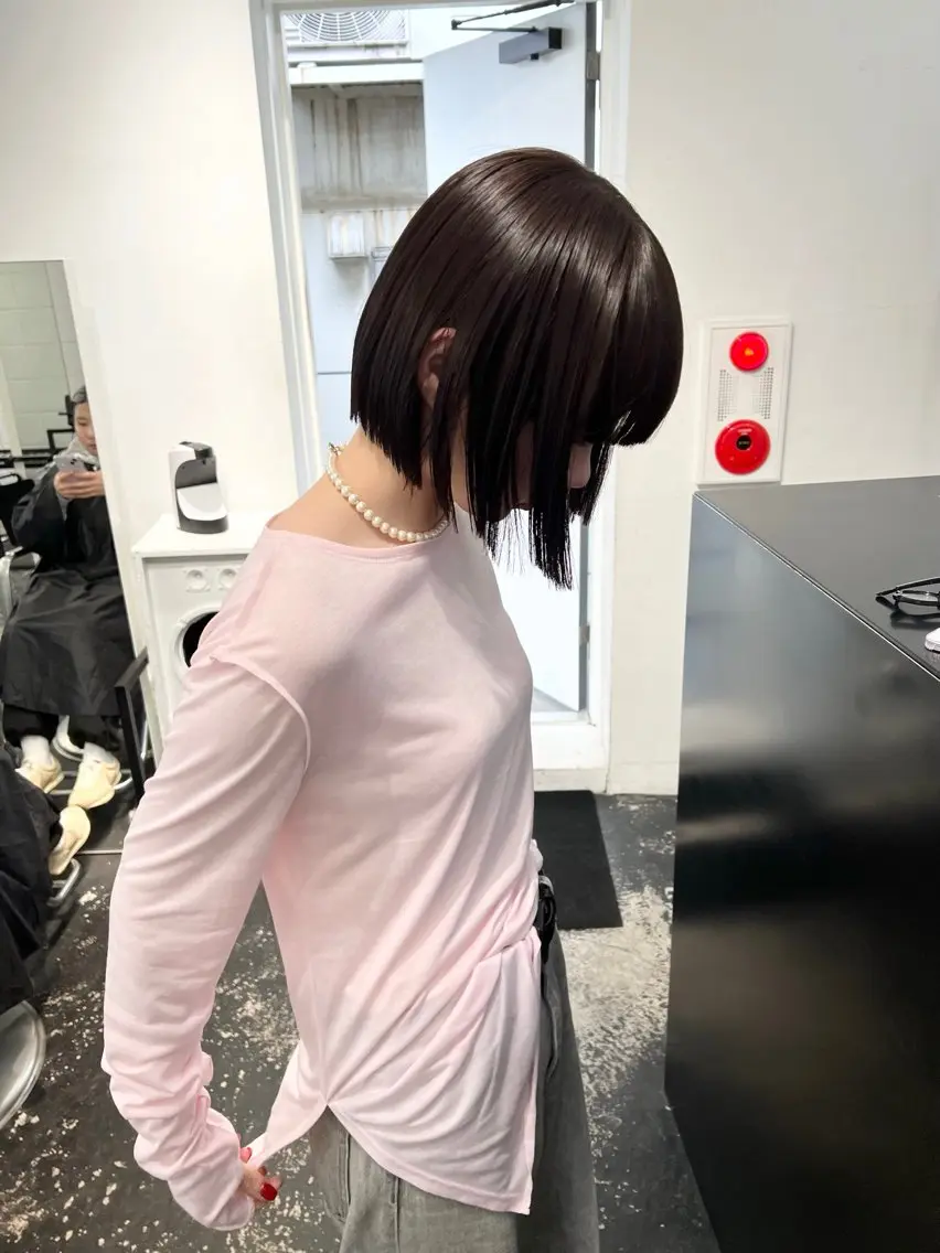 ショート カラー カット ヘアカラー トリートメント HARU//原宿🤍 リピート率NO.1のヘアスタイル