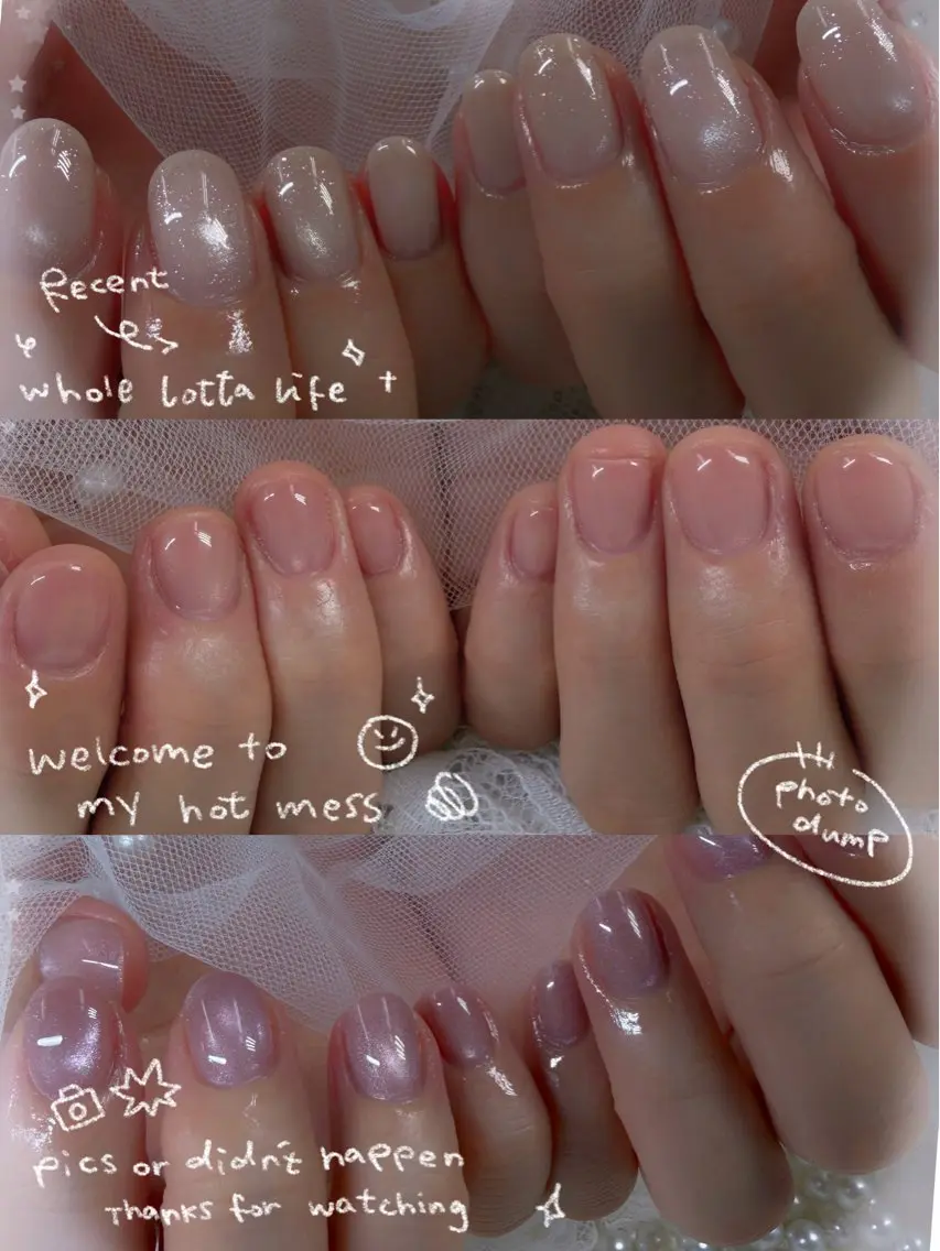 ネイル チークネイル フレンチネイル ガーリー ガラスフレンチ グラデーション ハンドネイル ハンドケア Chill Nailsalonのネイルデザイン