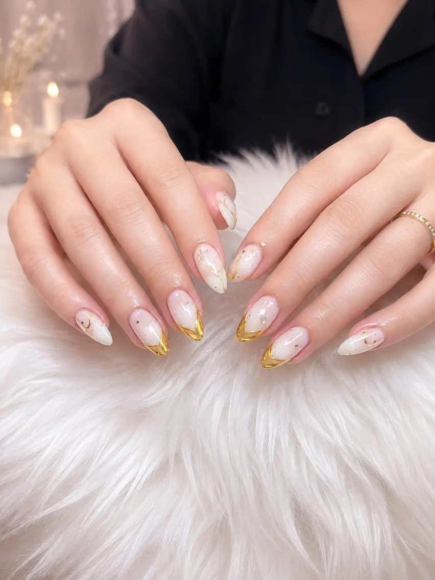 ネイル キラキラネイル 持ち込み シンプルネイル MEO MEO NAIL  守山のネイルデザイン