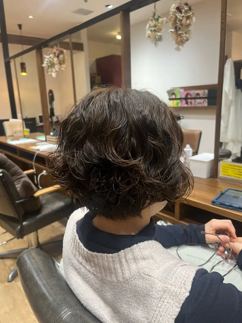 【レディース・メンズ✨️】カット+パーマの写真