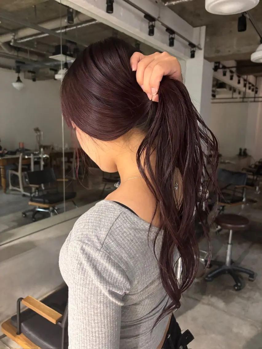 ロング カラー ヘアカラー 透明感カラー/ヘア アレンジ/あみ🎶のヘアスタイル