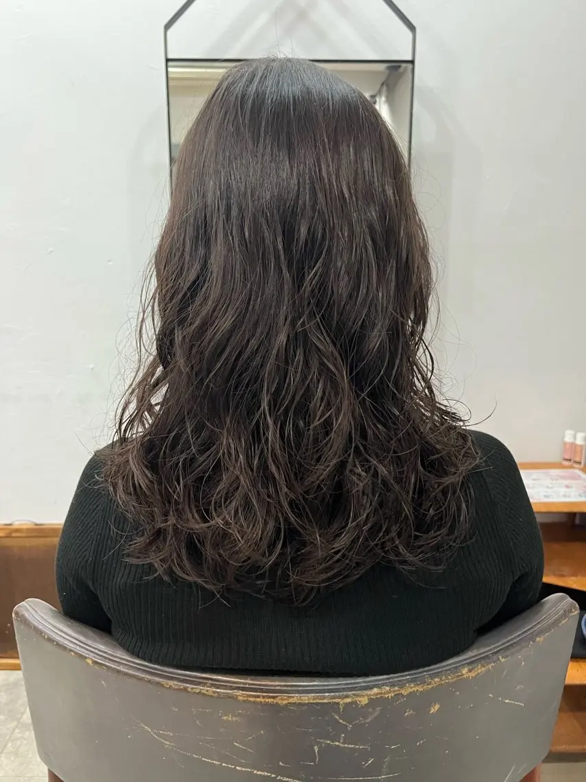 ロング パーマ レイヤーカット nishi fuyumiのその他イメージ