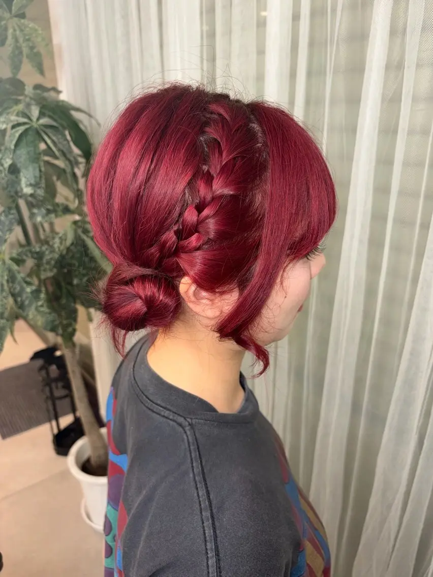 ヘアアレンジ 推し活アレンジ🎀 /艶カラー💕かほのヘアスタイル