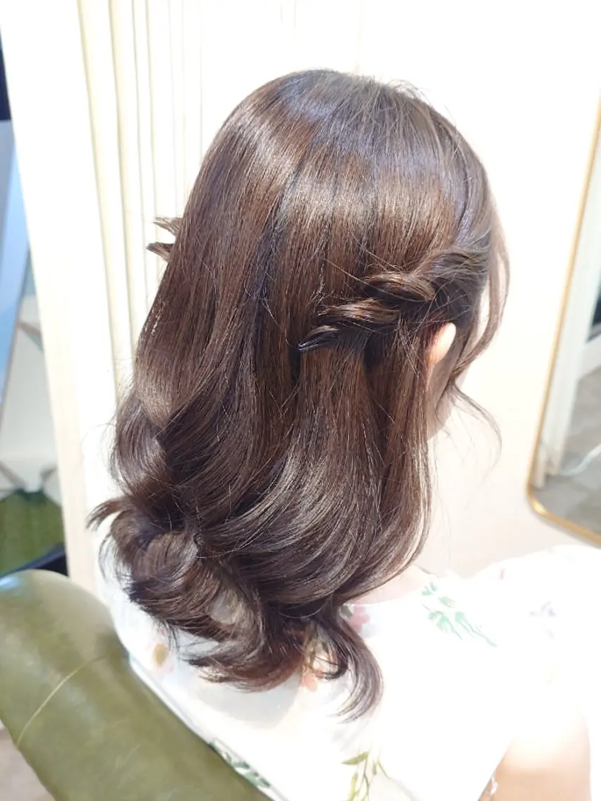 ヘアアレンジ ヘアセット つぐみ ❤︎のヘアスタイル