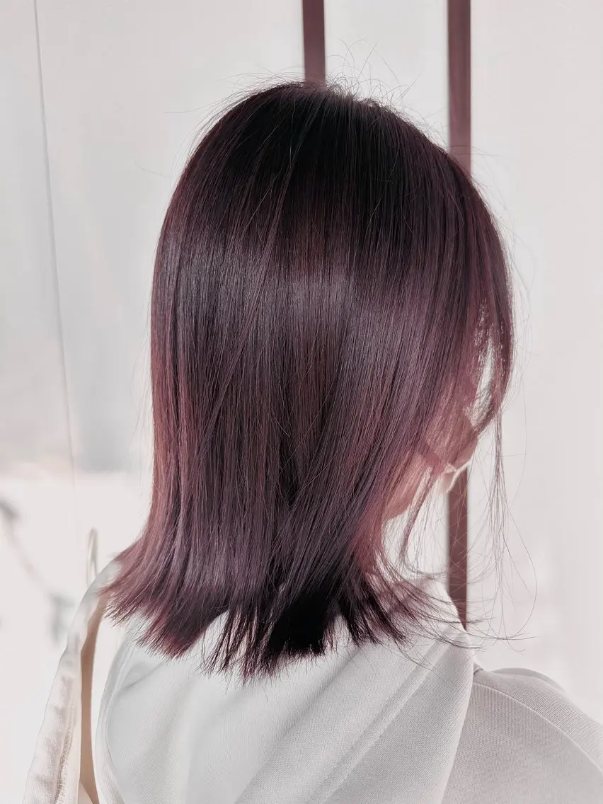 【低ダメージおすすめ】透明感ケアカラー ¥6500の写真