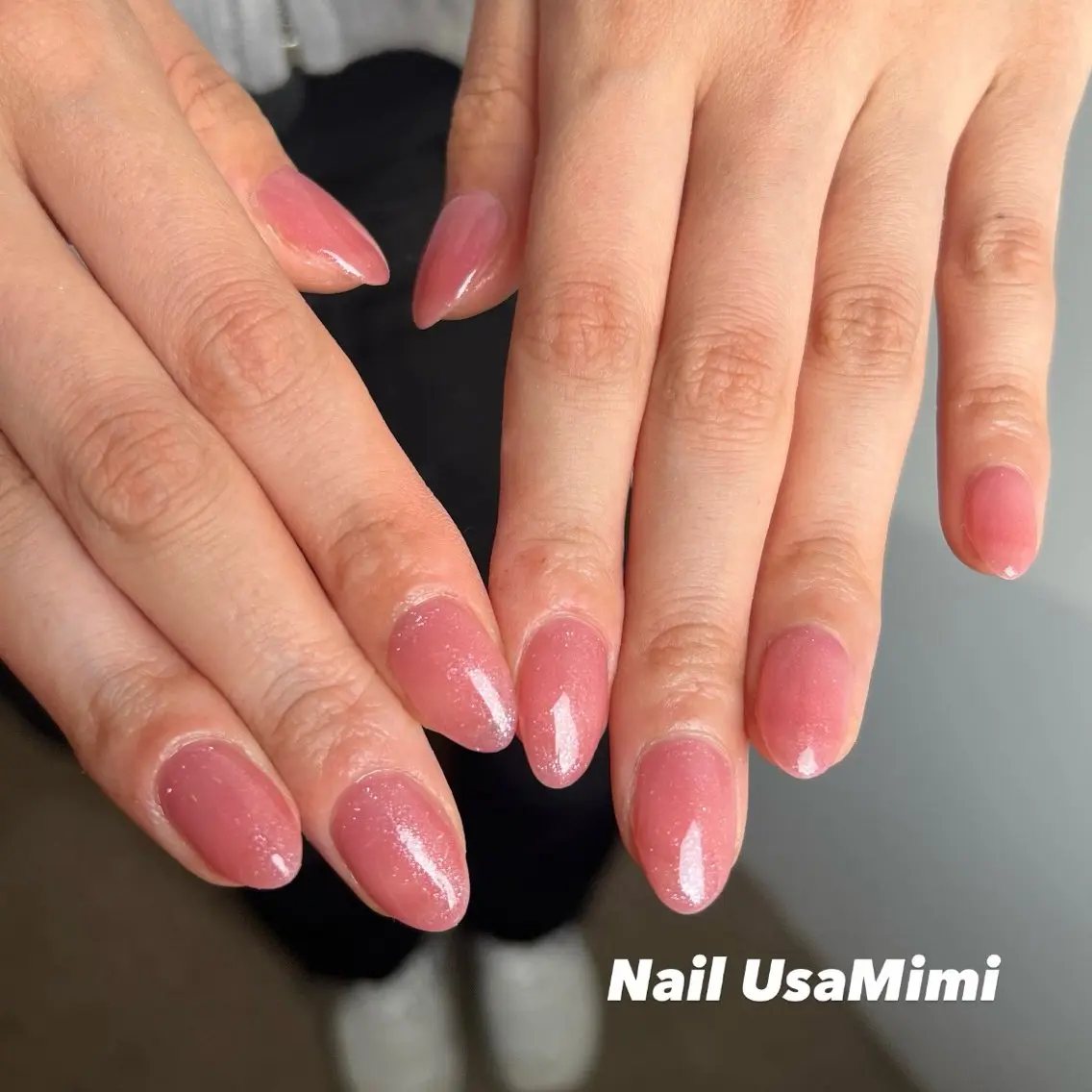 ネイル アートネイル オーロラネイル チークネイル フレンチネイル ジェルネイル ハンドネイル 本町NailUsa Mimi RIKOのネイルデザイン