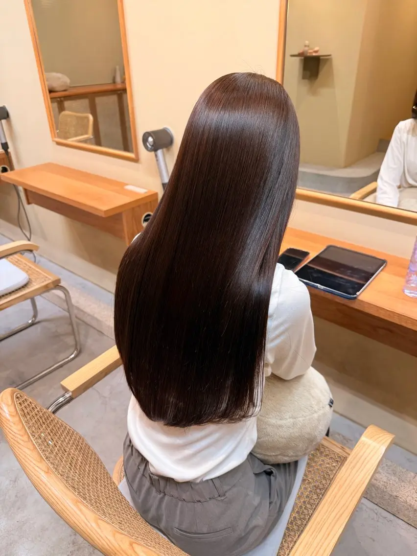 ロング ロング カット 岩科 翔太のヘアスタイル
