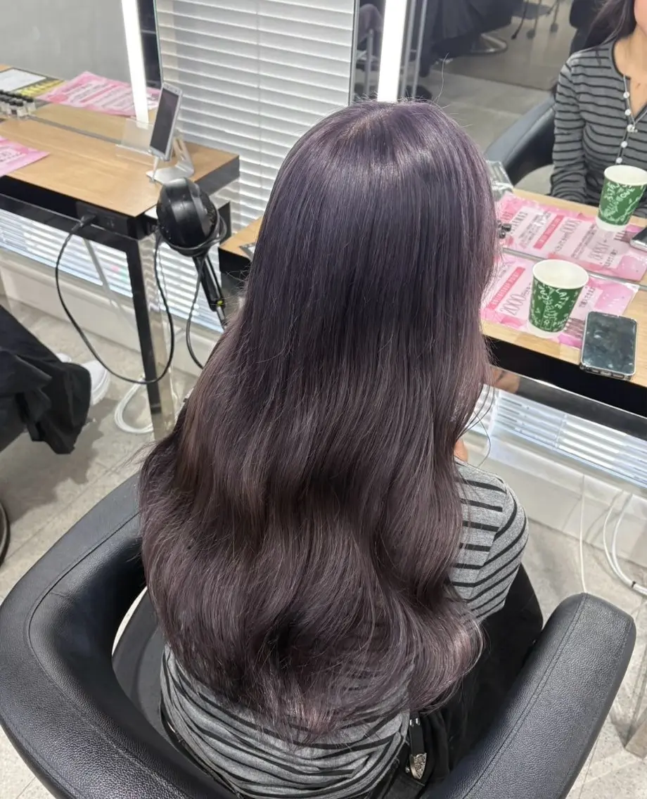 ロング ヘアカラー miku/ラベンダー 透明感カラー🪻❤︎のヘアスタイル