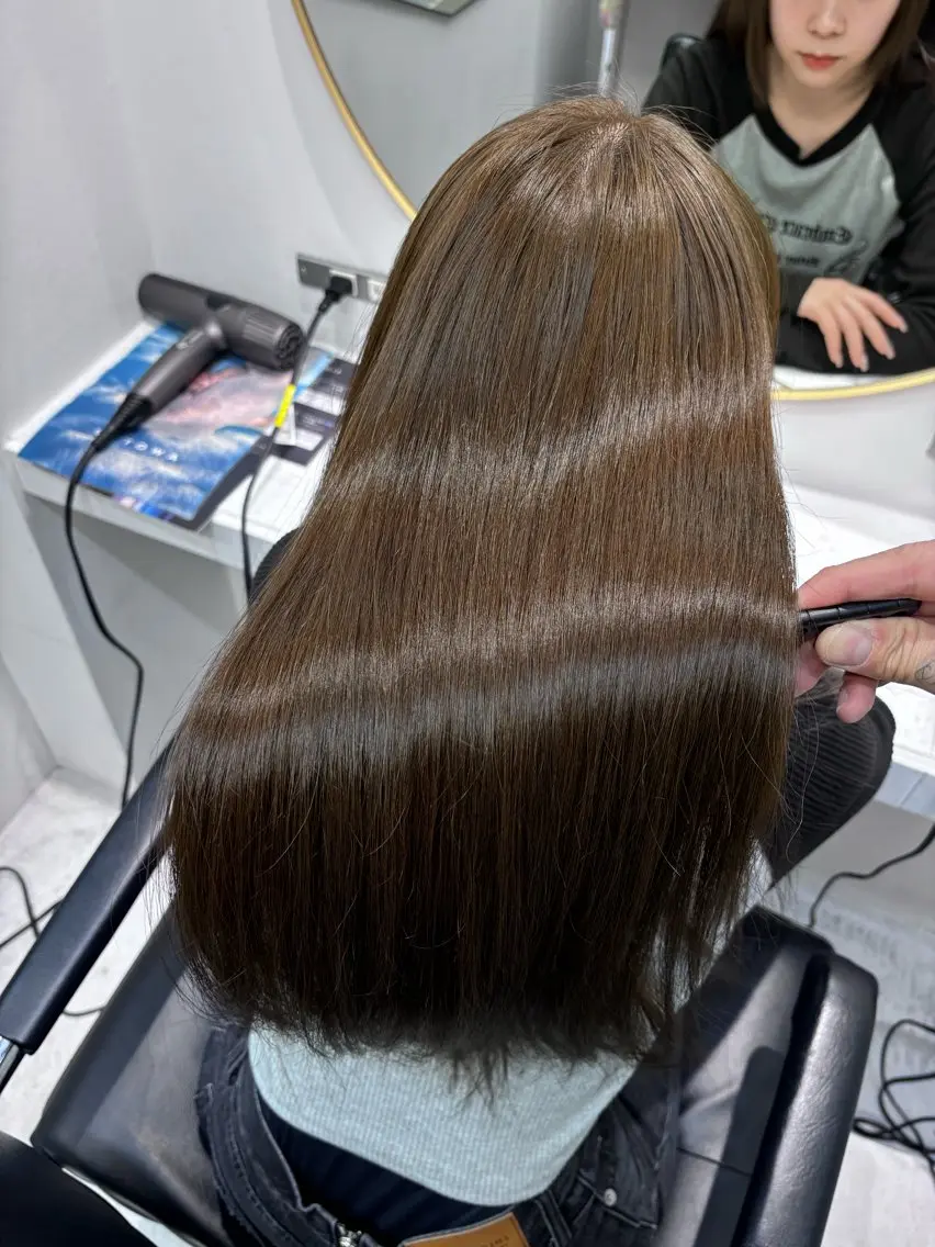 ロング ケアカラー 髪質改善 トリートメント ヘアカラー トリートメント 🫧髪質改善特化/ 縮毛矯正/🫧鈴木透のヘアスタイル