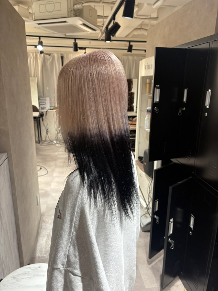 カラー ブリーチ ケアブリーチ デザインカラー ダブルカラー ハイトーンカラー ヘアカラー Seleneコウキ ブリーチ/ハイトーンのヘアスタイル