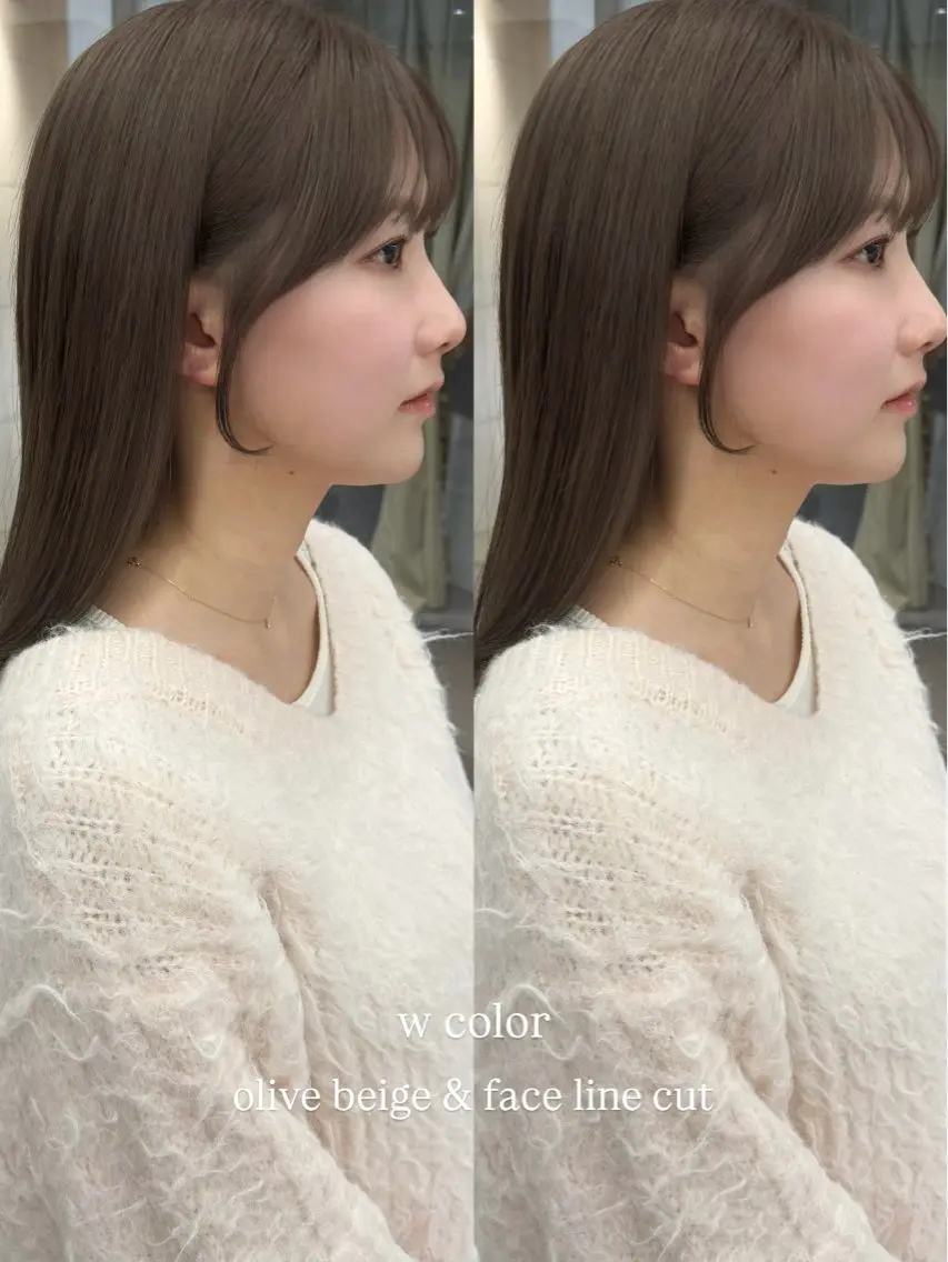 【🥺顔周りが上手くいかない方へ🥺】全体似合わせカット＋透明感カラー＋TR+マッサージ付の写真