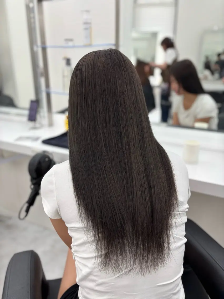 ロング カラー ヘアカラー ヘッドスパ ヘアセット 🫧韓国風透明感 ヘア🫧towaのヘアスタイル