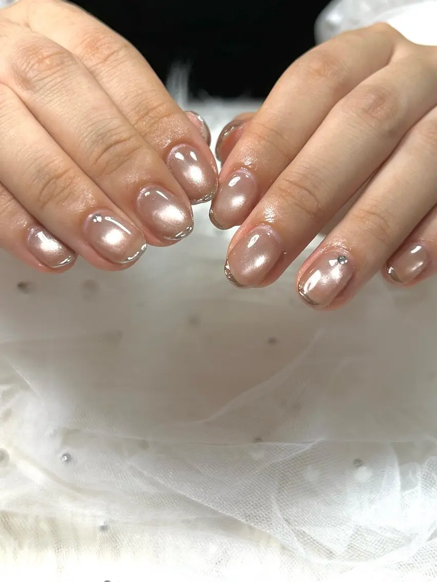 シンプル上品ネイル☆定額ナチュラルコースの写真