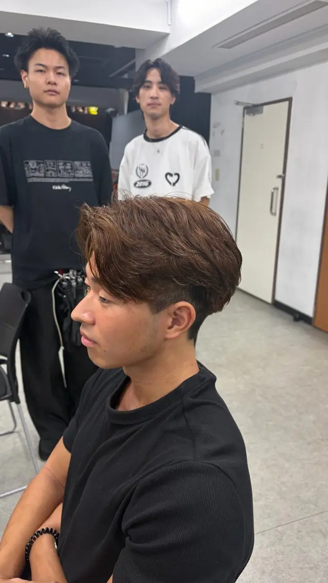 カラー パーマ メンズ カット ヘアカラー パーマ 【横浜1似合わせ 職人】昇陽のヘアスタイル