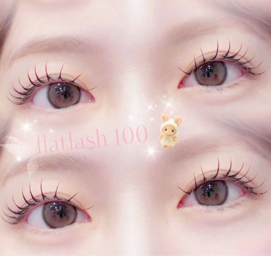 マツエク・マツパ フラットラッシュ mio🕊 銀座eyelistのマツエク・マツパデザイン