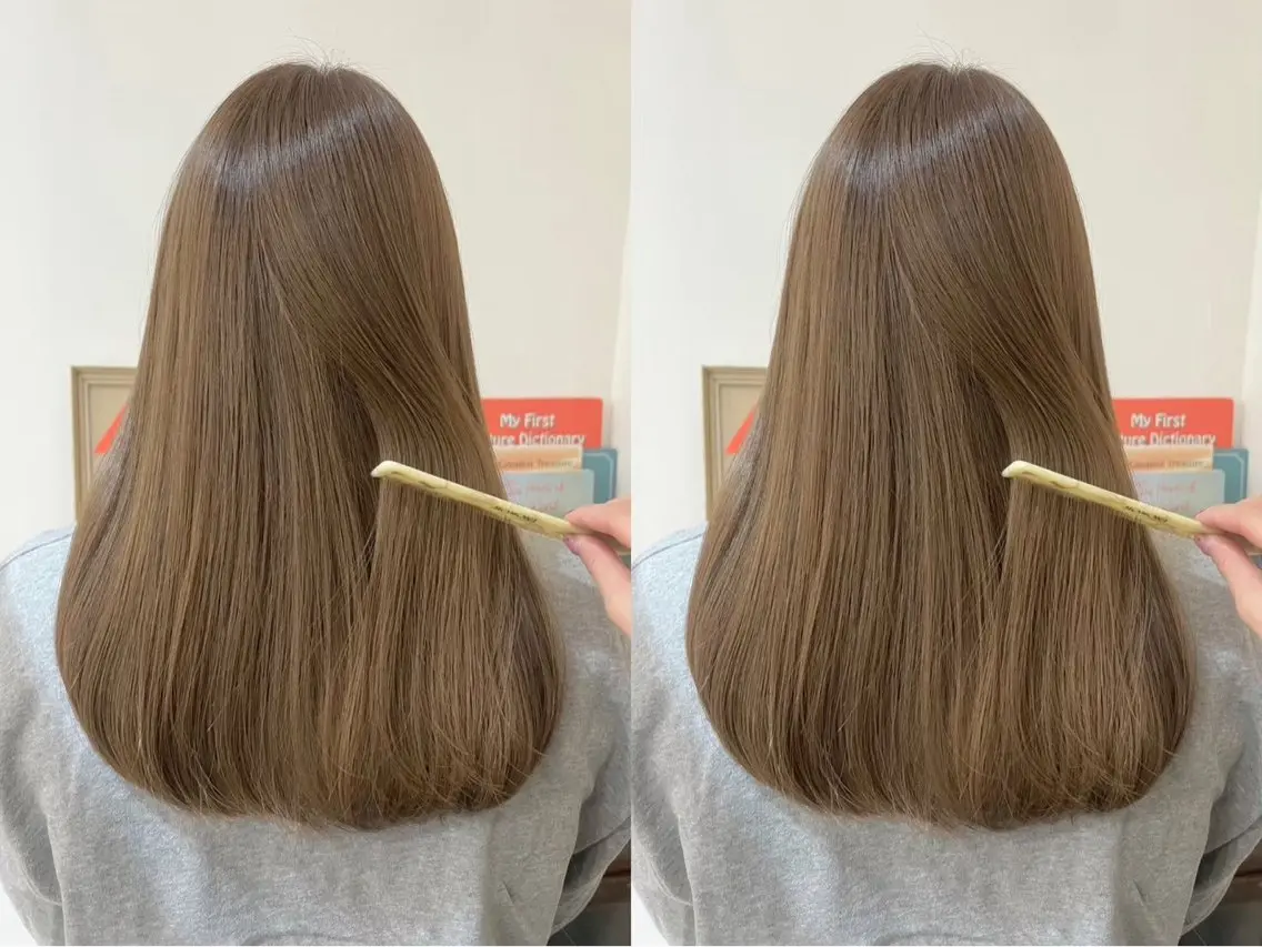 ロング カラー 植野 さくらのヘアスタイル