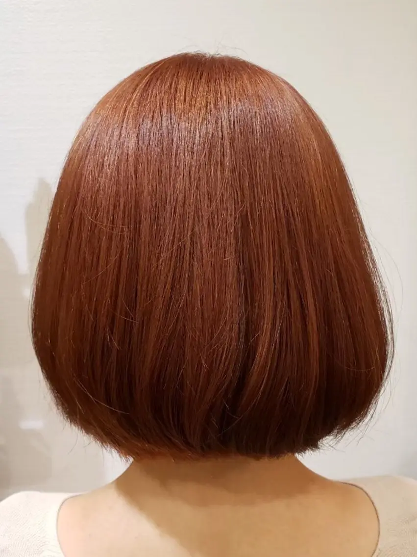 セミロング ヘアカラー 前川 妙子のヘアスタイル