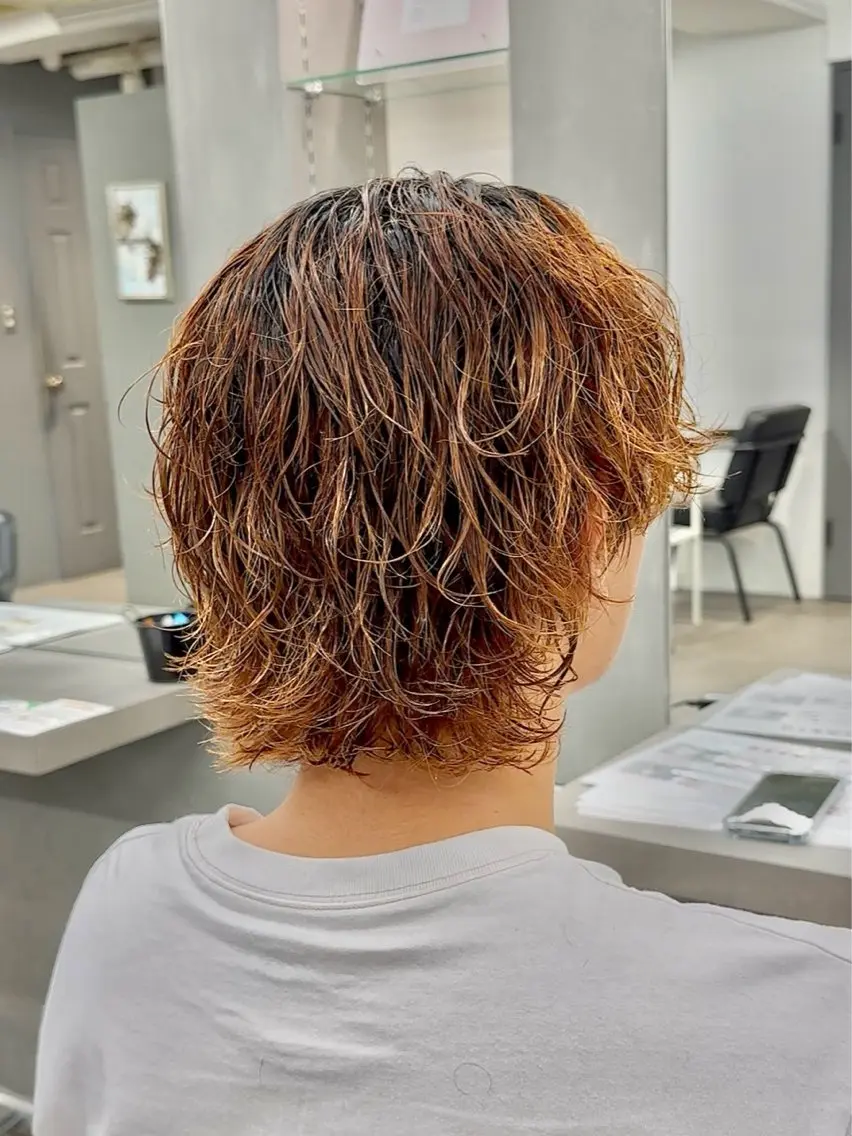 ショート パーマ メンズ 🌊メンズパーマ職人 🌊　とーやのヘアスタイル