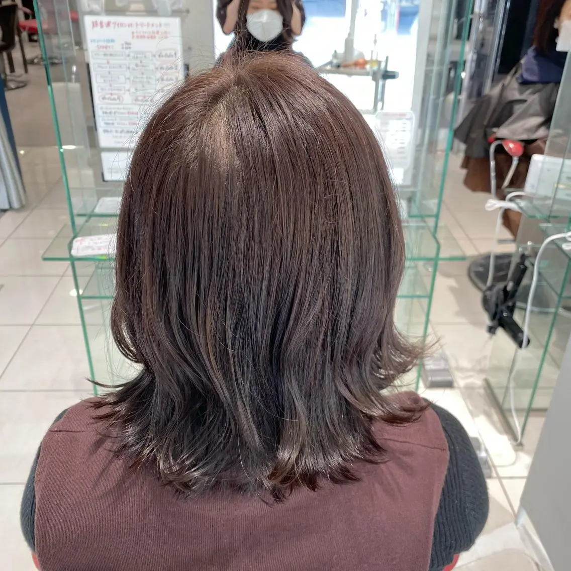 カラー ベージュカラー ブラウンカラー ブラウンベージュ ヘアカラー トリートメント stylist 🐶内藤 成香のヘアスタイル