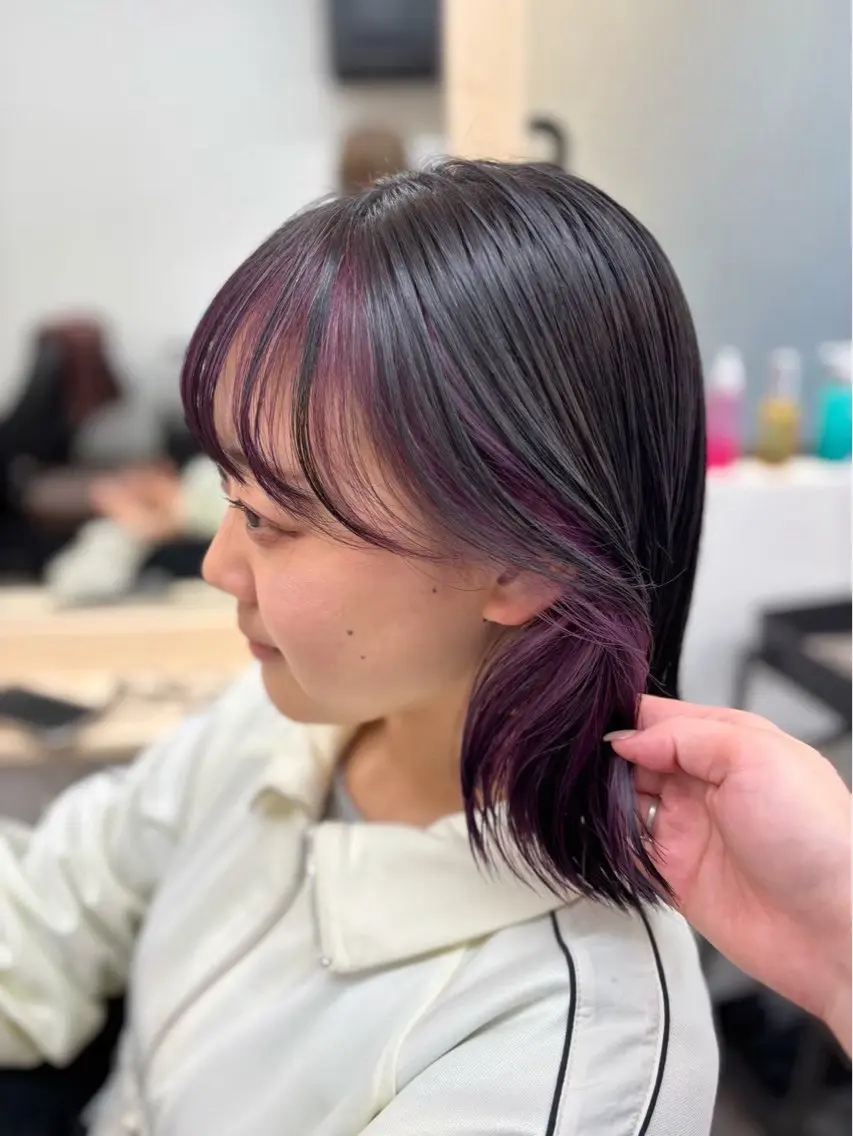 【派手すぎないのに可愛い】インナーカラー🌟の写真