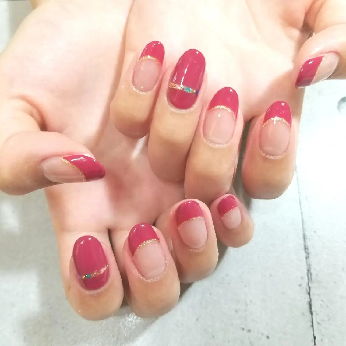 ネイル シンプルネイル nijiiro🌈 サトウのネイルデザイン