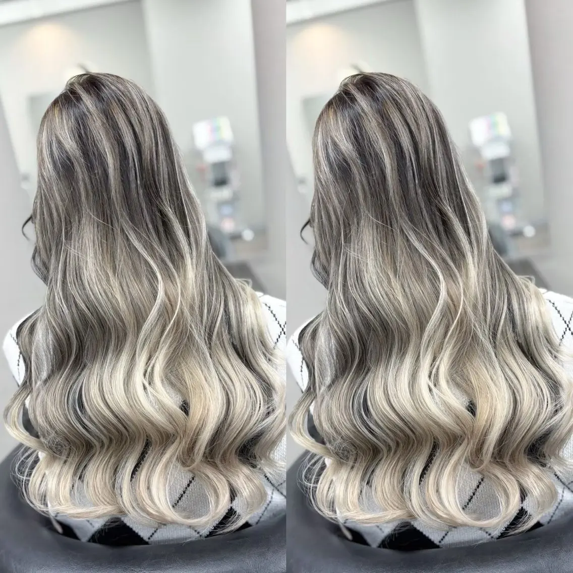 ロング ブリーチカラー HAZUKI🦖のヘアスタイル