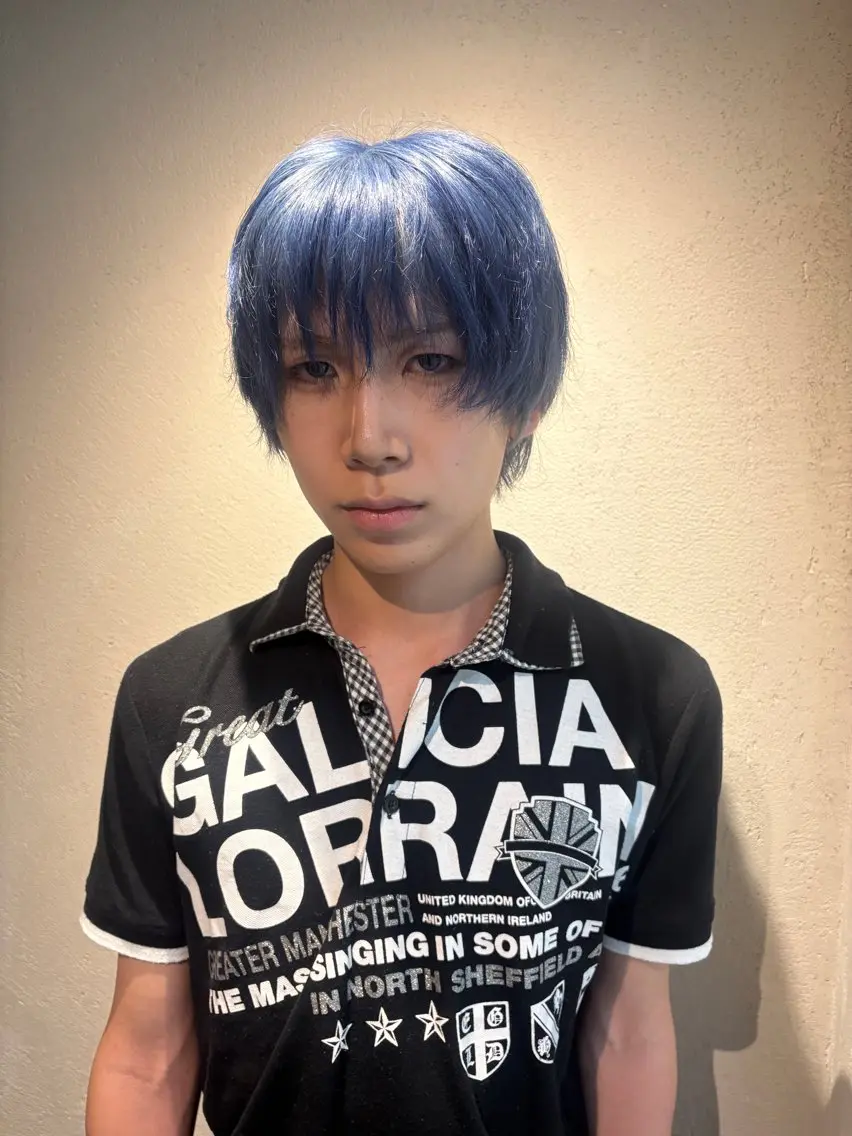 ショート カラー メンズ ヘアカラー デザインカラー/ AYA/DEANのヘアスタイル