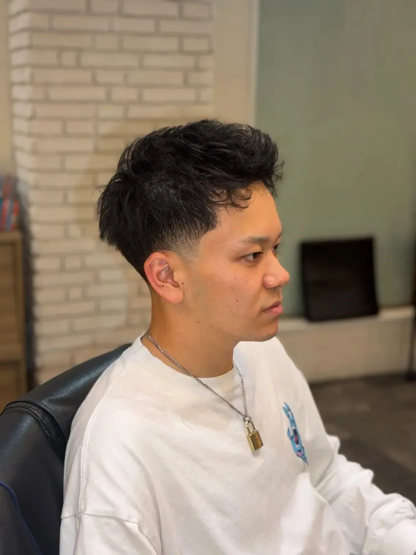 ショート メンズ フェードカット カット 【メンズサロン】樽井 美月のヘアスタイル