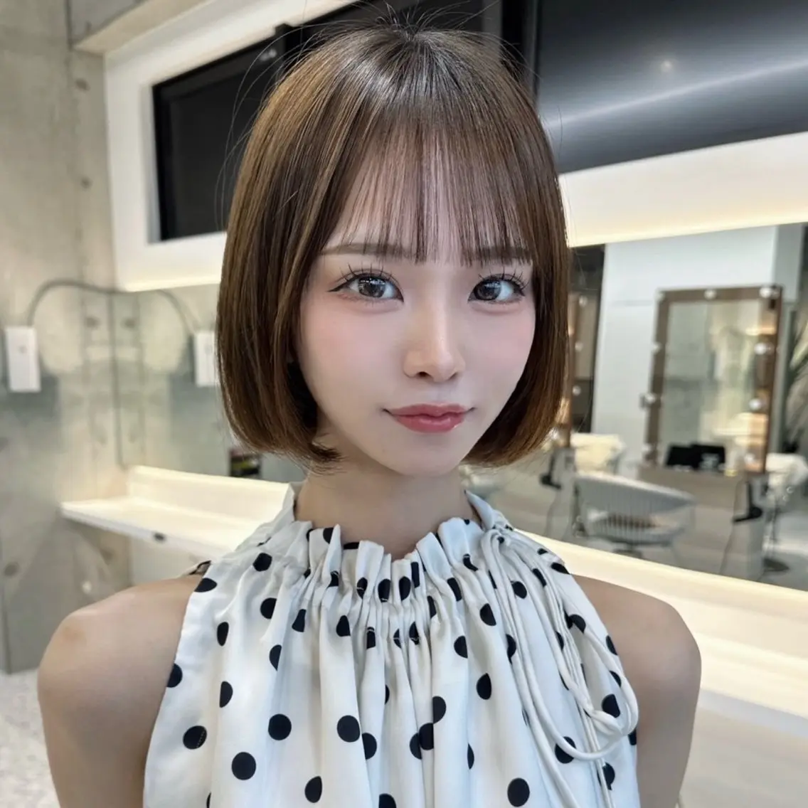 ✴️前髪カット＋前髪縮毛矯正＋クイックトリートメント✴️ミニモ限定超音波アイロン施術付き✴️の写真