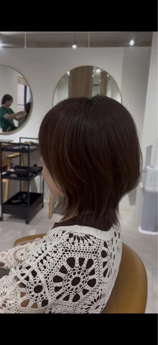 新規✂️　前髪カット＋透明感カラー＋高補修３STEPトリートメント🌈の写真