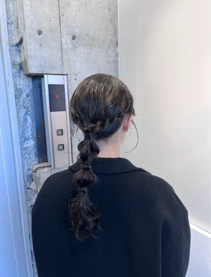 ヘアアレンジ ヘアセット newi 天王寺 🪐airiのヘアスタイル