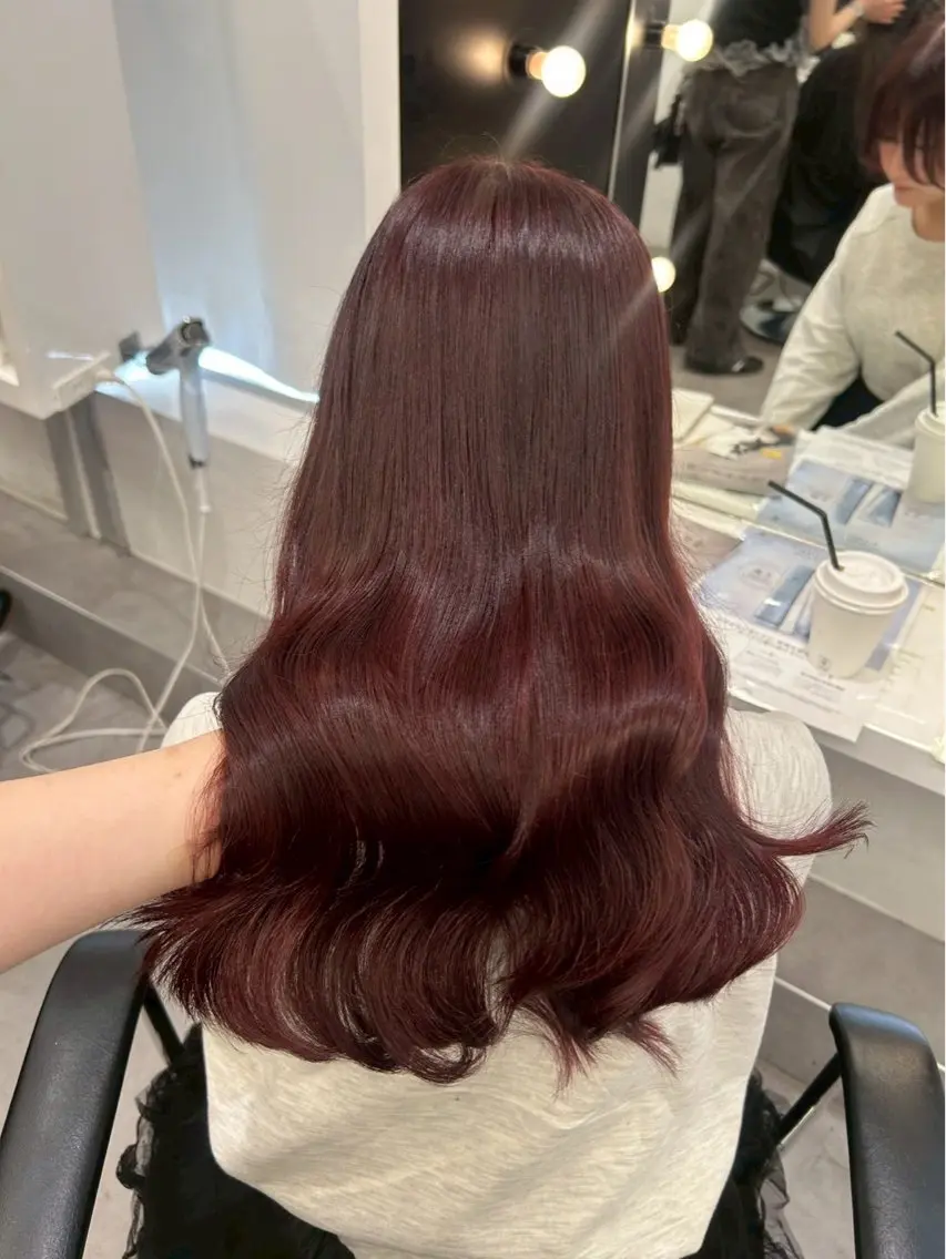 «暖色カラー🍒♡»＋バイカルテトリートメントの写真
