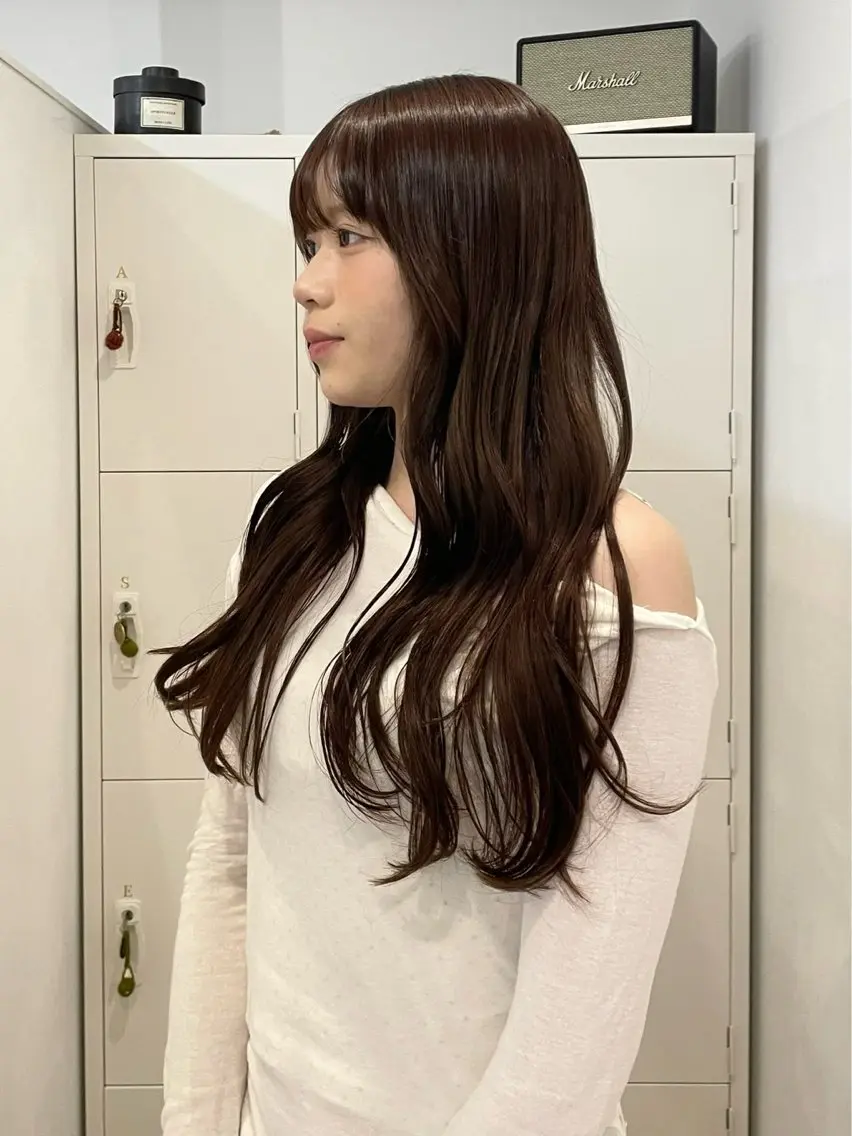 ロング レイヤーカット カット ヘアカラー ヘッドスパ yutaka/透明感 カラー/髪質改善🤎のヘアスタイル