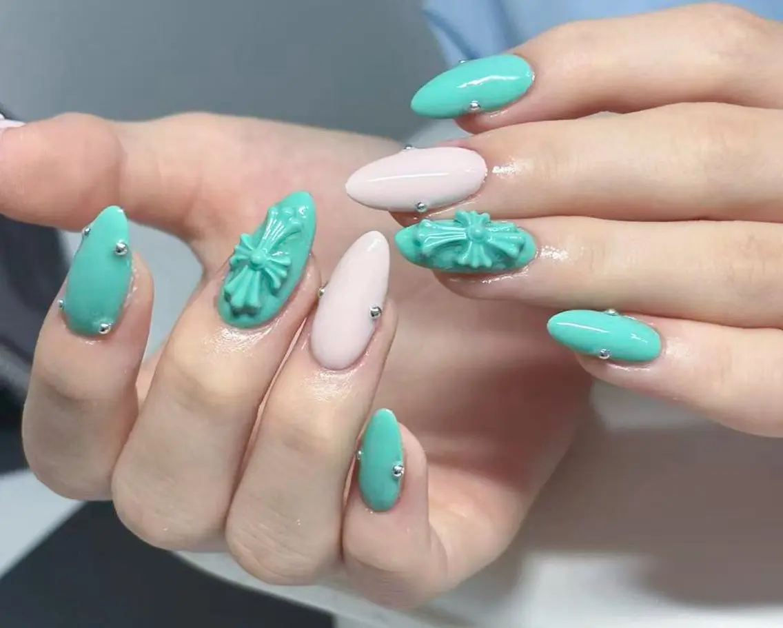 ネイル アートネイル ジェルネイル マグネットネイル Lu nailsalonのネイルデザイン