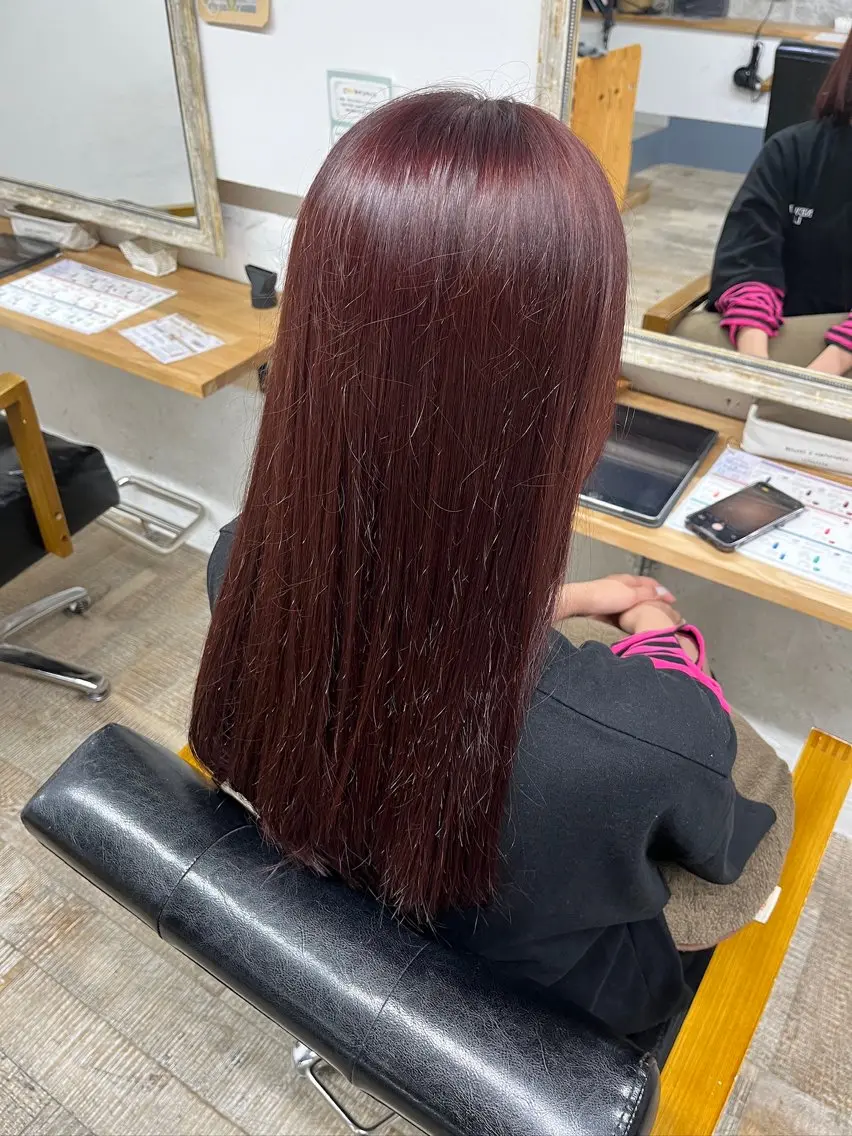髪質改善ワンカラー🎀🫧の写真