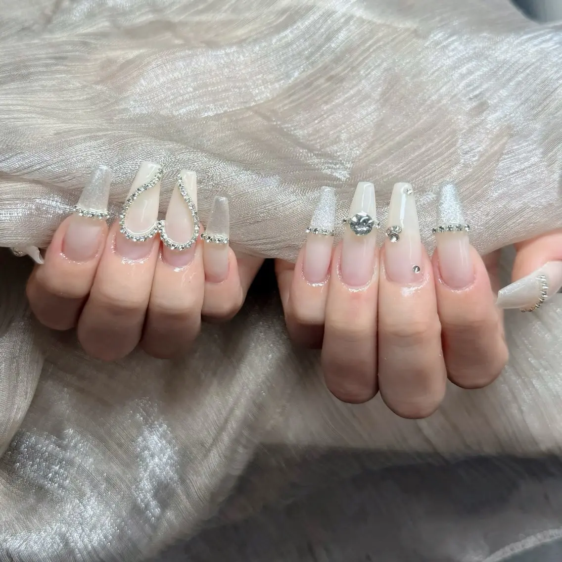 ネイル ジェルネイル 韓国ネイル マグネットネイル ネイルチップ 冬ネイル Lenie Nail Salonのネイルデザイン
