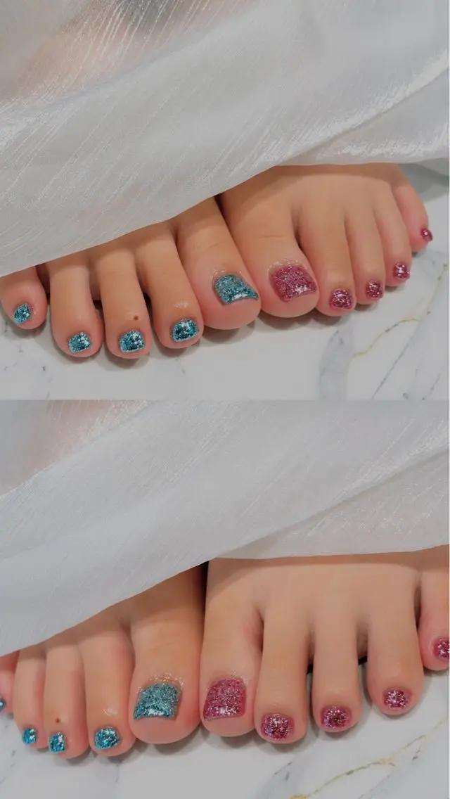 ネイル フットネイル ワンカラーネイル 東大阪/ ROBED nail salonのネイルデザイン