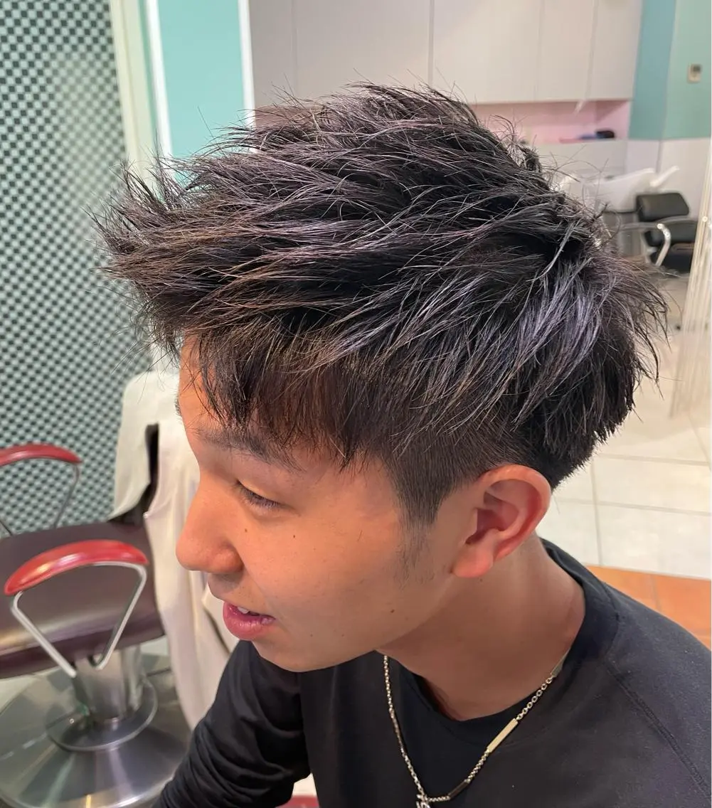 【men's】⭐︎デザインカット+マイクロバブルの写真