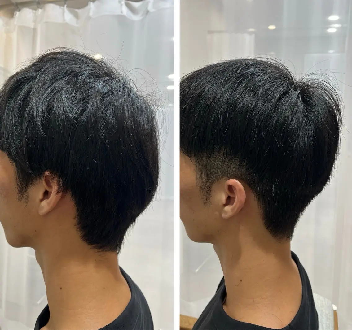 メンズ カット 森 愛友のヘアスタイル