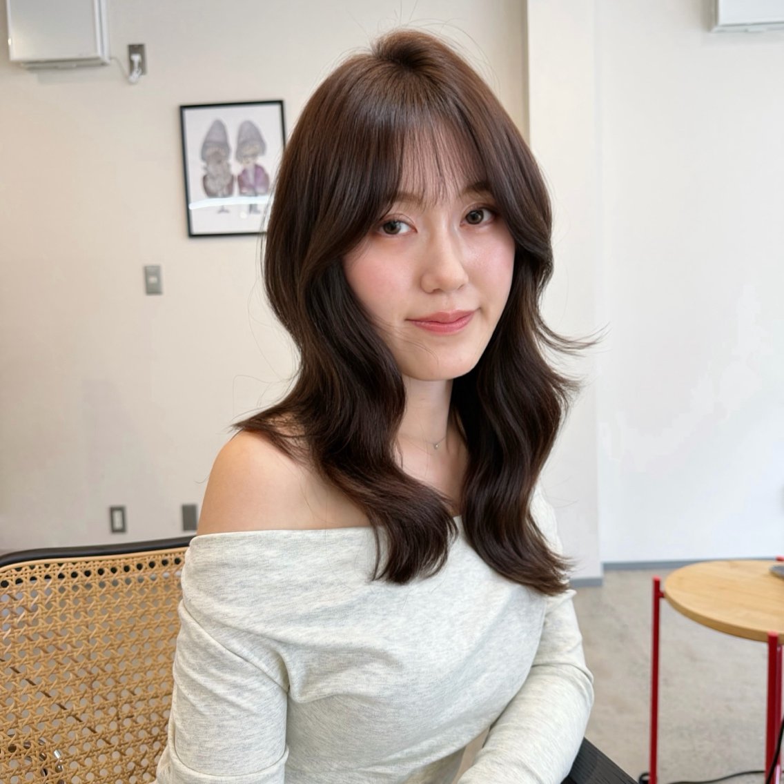 ロング カット ヘアカラー トリートメント 💖【トレンドスタ イル】Rena💖のヘアスタイル