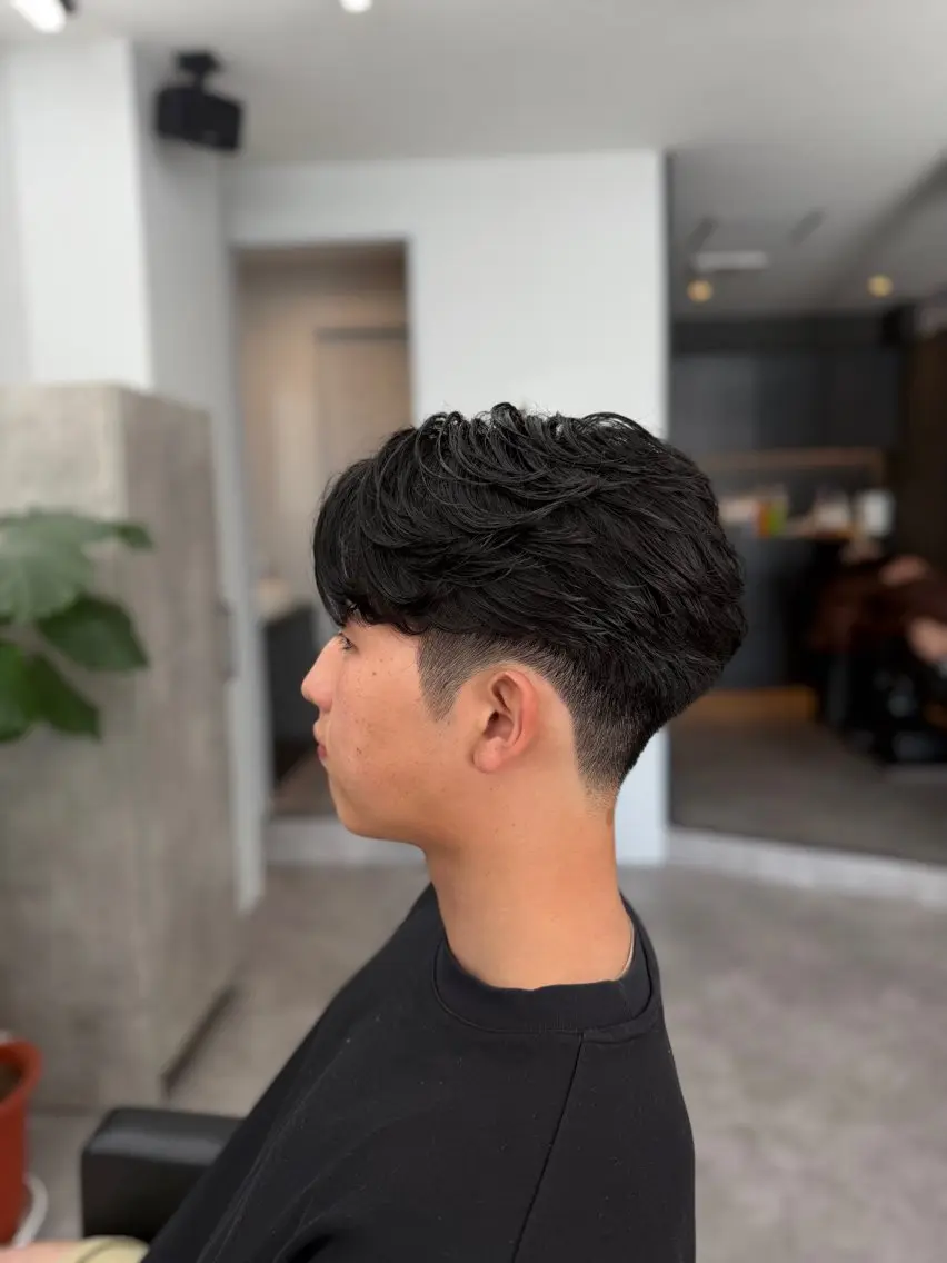 パーマ メンズ カット パーマ Rikuto / First松江学園のヘアスタイル