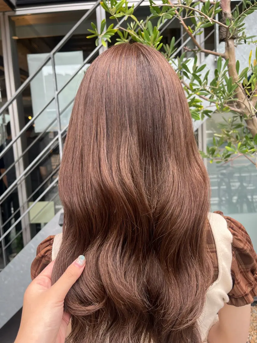 カラー ブラウンカラー ヘアカラー 和泉田 真白のヘアスタイル