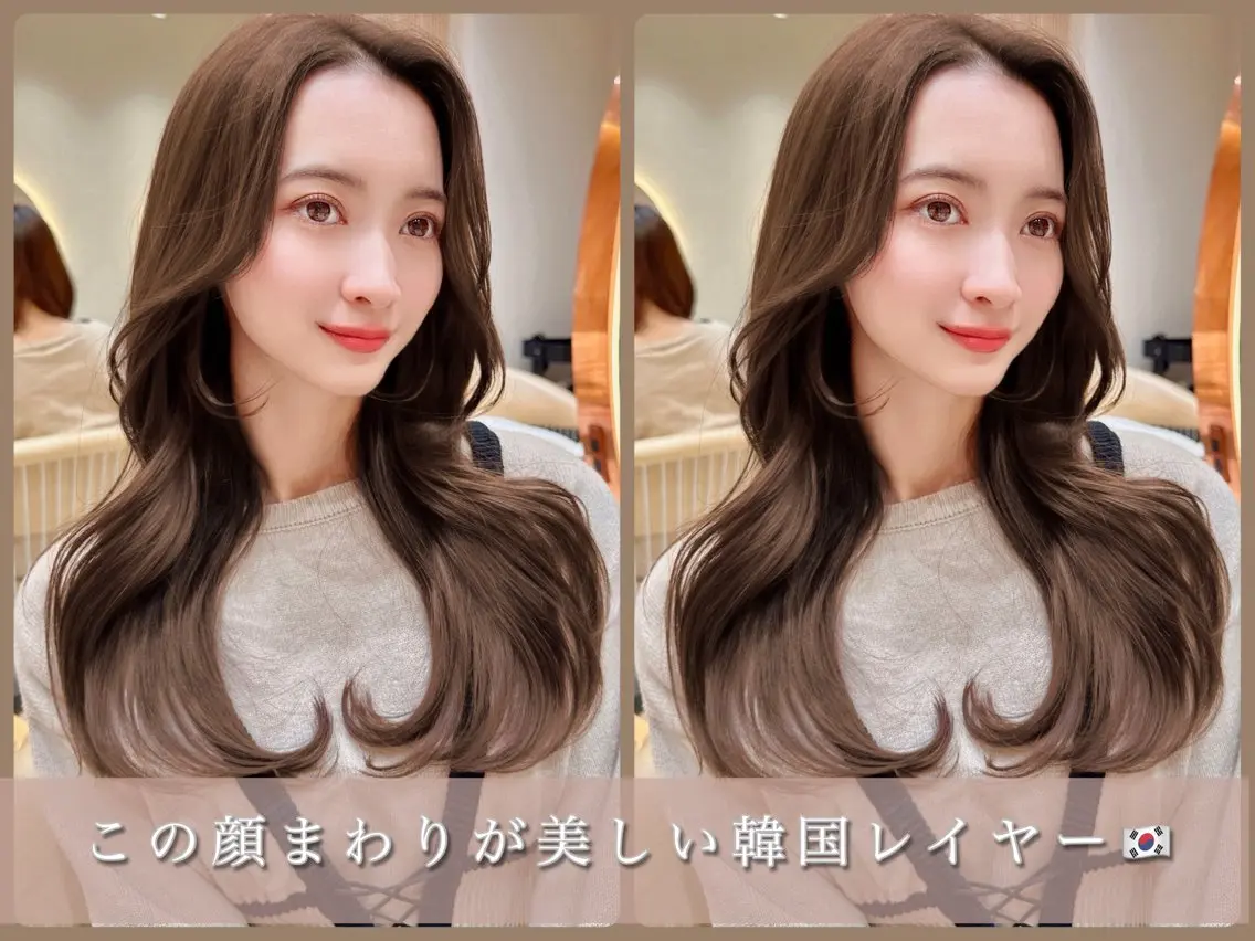 ロング カット ヘアカラー トリートメント 縮毛矯正✨🫧 レイヤー川村利幸のヘアスタイル