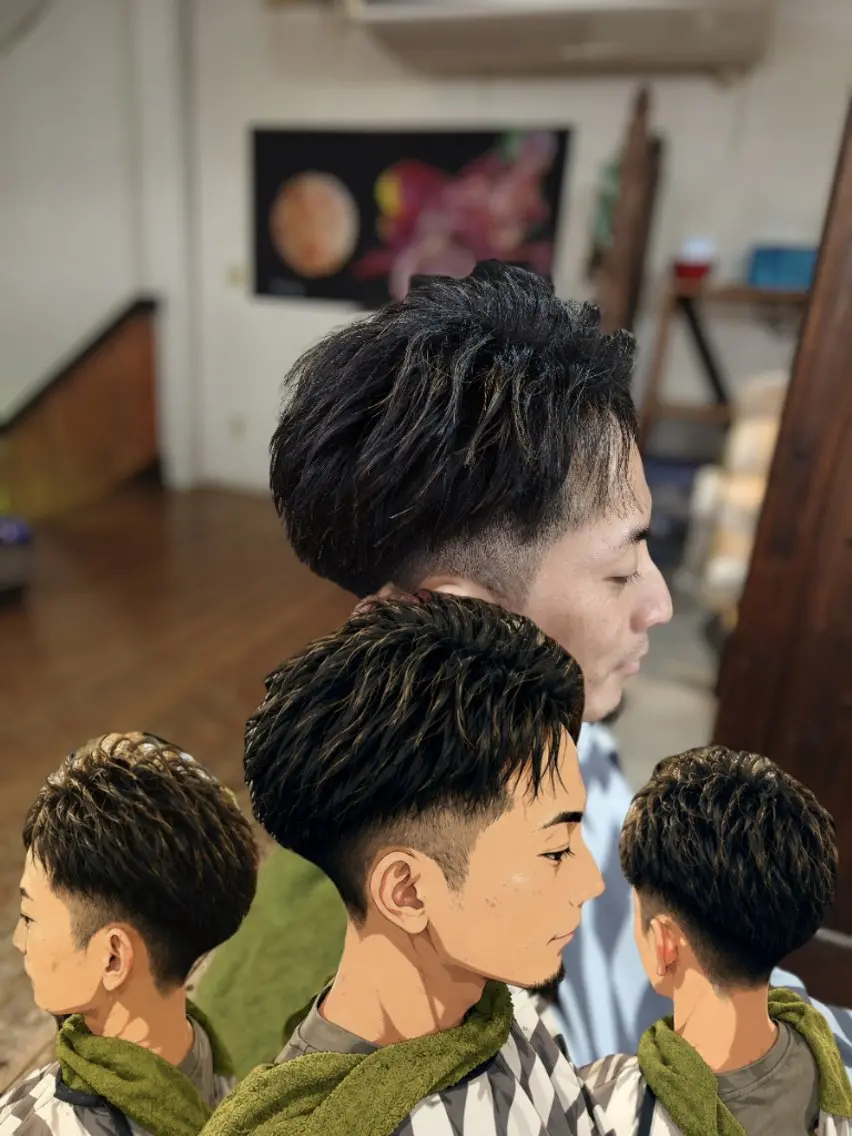 メンズ カット タカハシ ユウヤのヘアスタイル