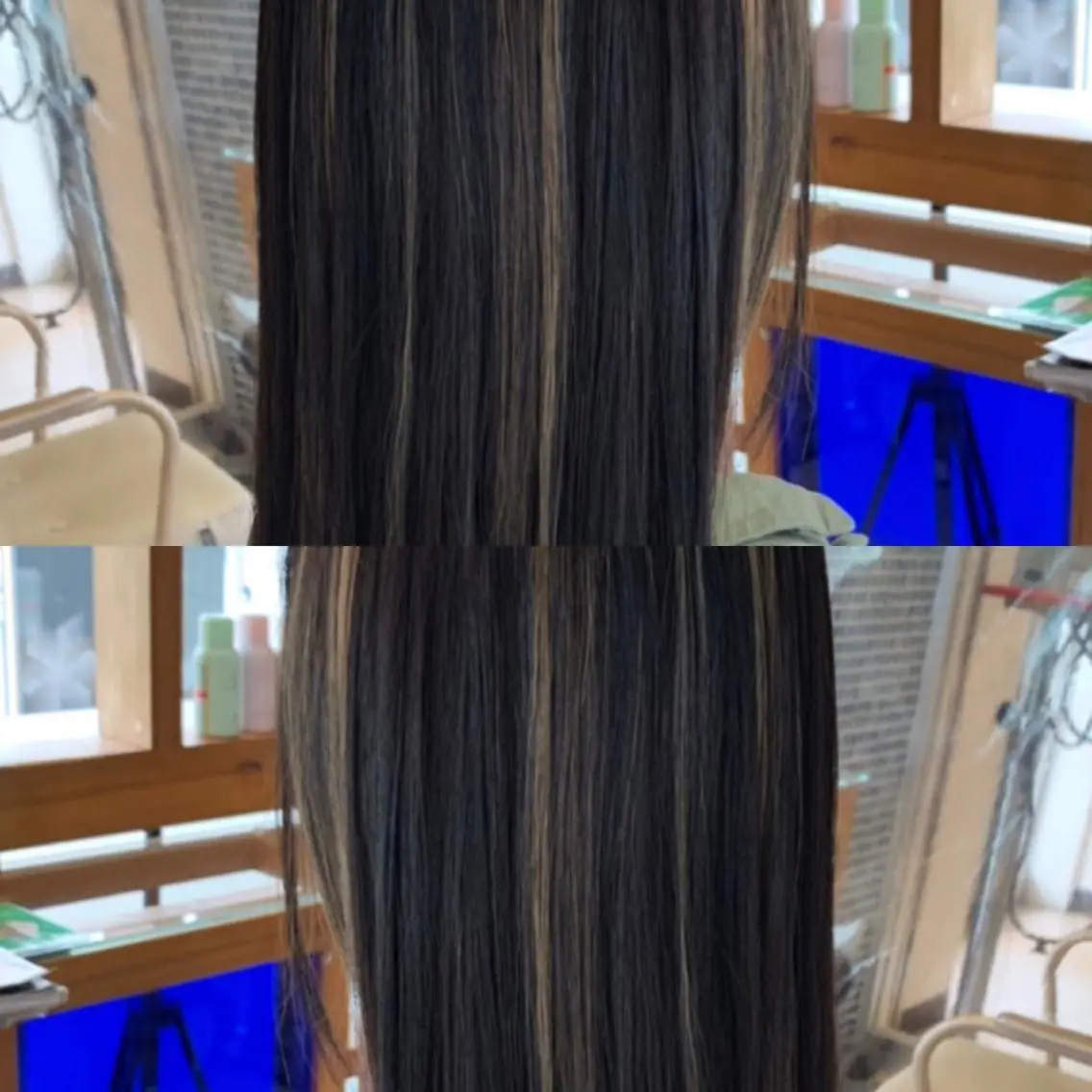 ロング カラー ヘアアレンジ ハイライトカラー ハイライト 美容室sand 横浜のヘアスタイル