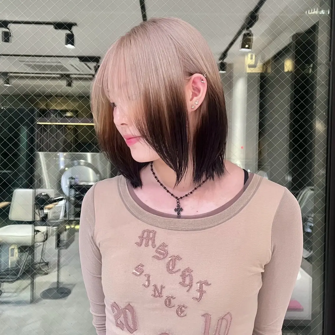 カラー ヘアカラー ヒビキ/モテ×愛され /ブリーチ特化のヘアスタイル
