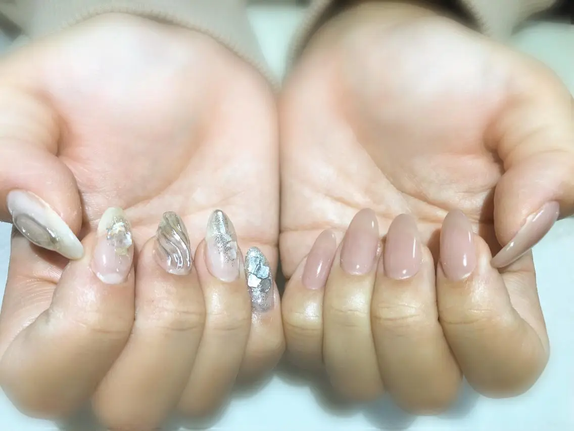 ネイル フットネイル ニュアンスネイル シンプルネイル 春ネイル 夏ネイル nail fufla ♡yamane♡のネイルデザイン