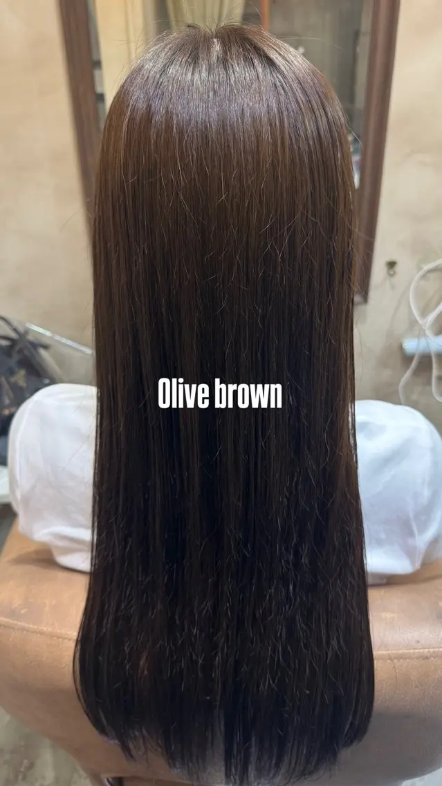 ロング カラー 梅 優翔のヘアスタイル