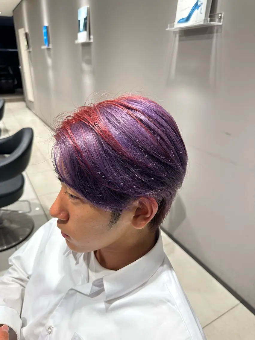 カラー メンズ メンズブリーチ ブリーチ デザインカラー ヘアカラー メンズ特化美容師💠 / 関内 / レンのヘアスタイル